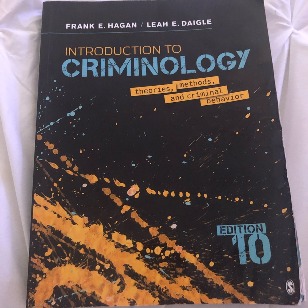 Introduction To Criminology College Books
